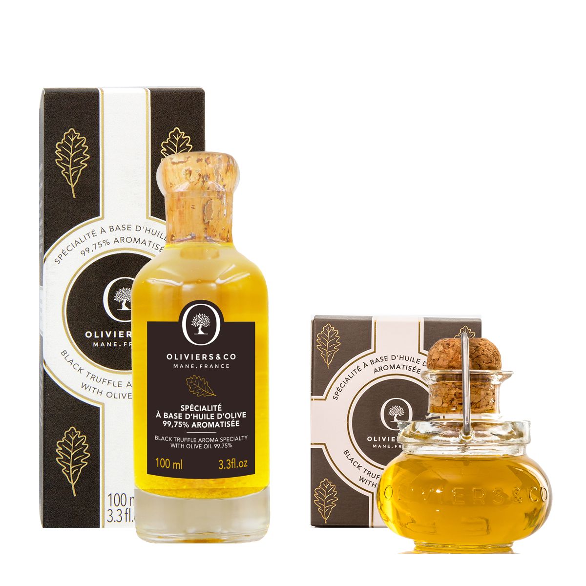 Spécialité à base d'Huile d'Olive (99.75%) aromatisée - Oliviers & Co