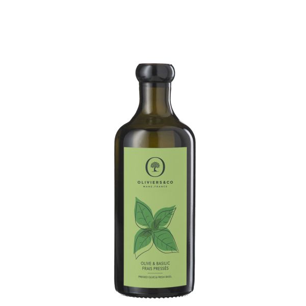 Pressed Olive & Fresh Basil Bottle - 250ML