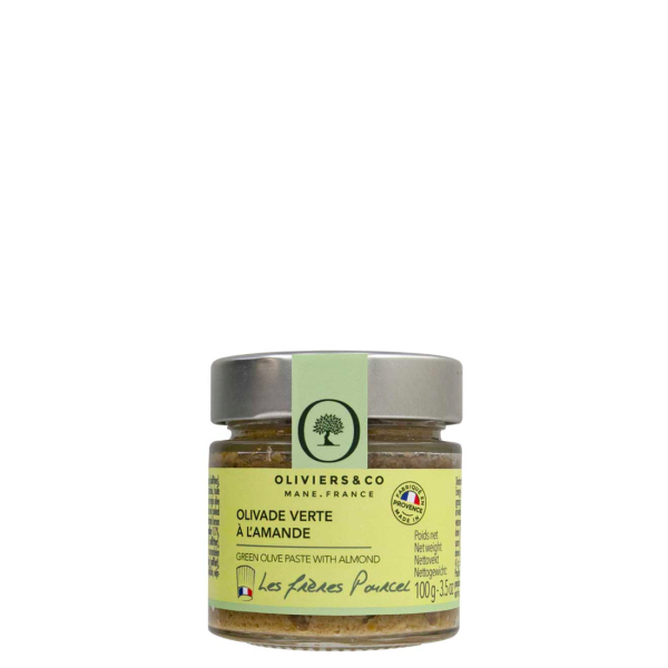 Green olive paste & Almond Pourcel