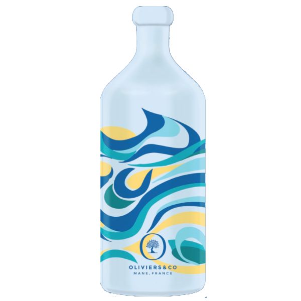 Empty silk-screened bottle - the Mediterranean  