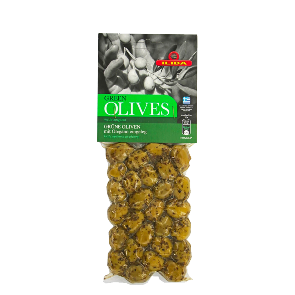 Green Olives with oregano