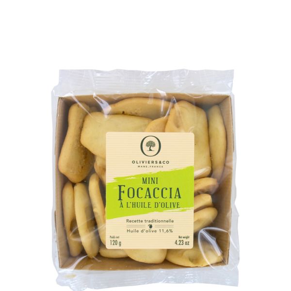 Mini Focaccia Savory Biscuits with Olive Oil 11.6%