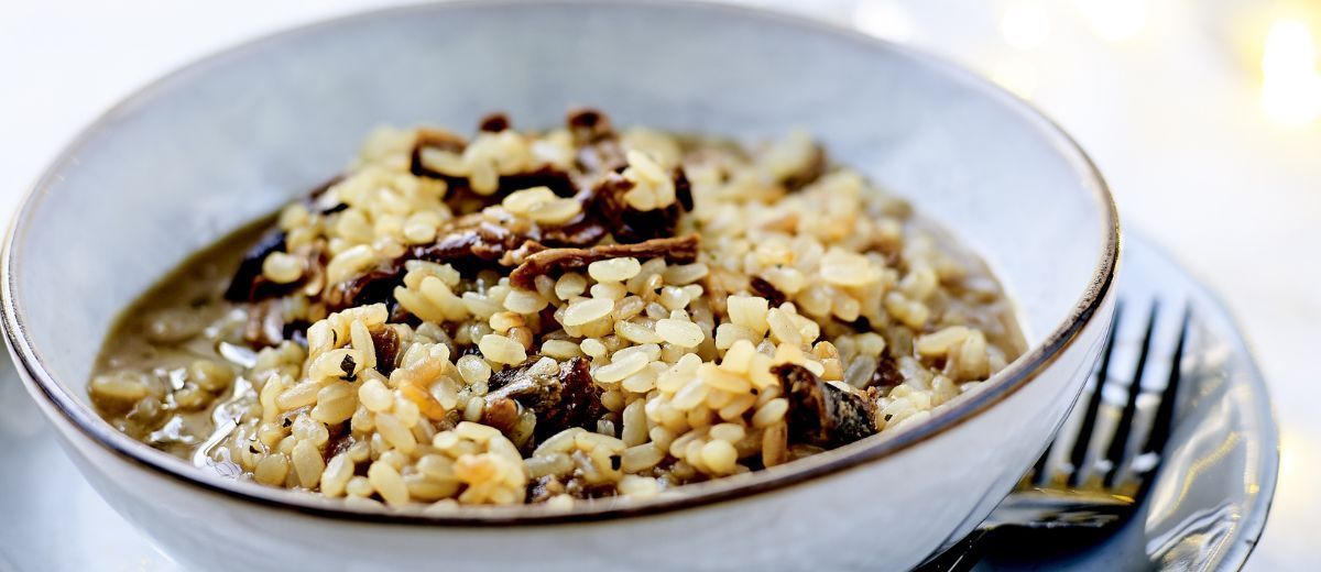 Risotto parmesan & huile de truffe noire