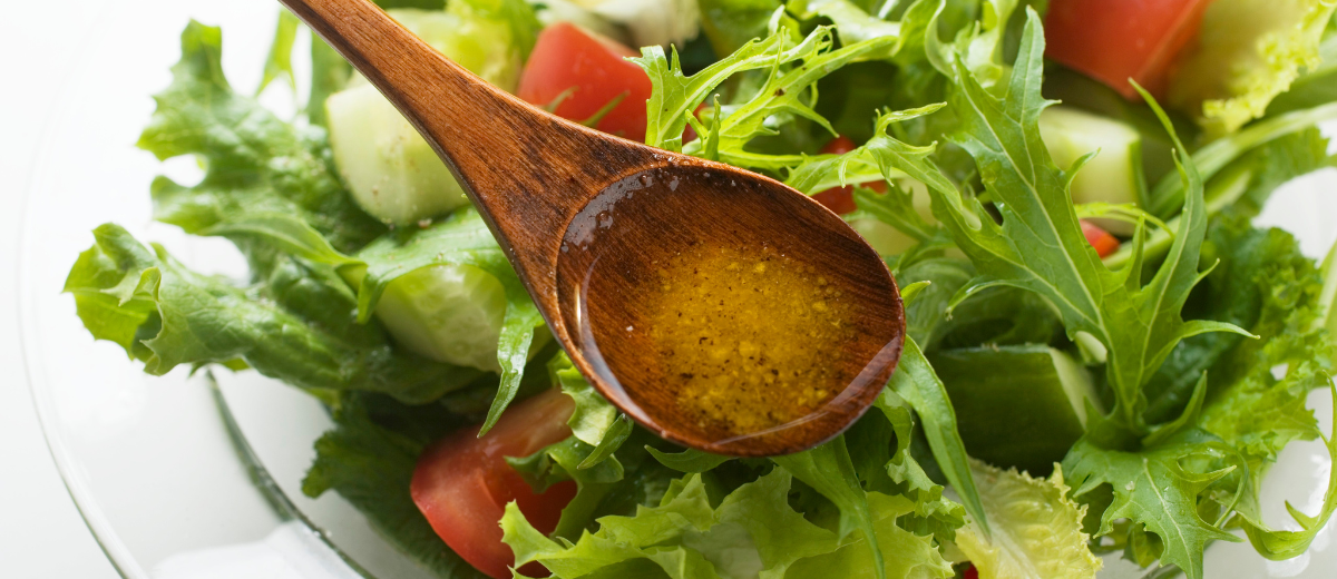 Sauce salade à l'huile d'olive artisanale